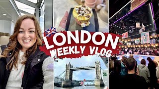 LONDON WEEKLY VLOG!  solo work week, The Little Big Things, Christmas & World Travel Market 2023