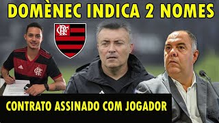 NOVO TÉCNICO INDICA 2 NOMES PARA DIRETORIA! FLAMENGO ASSINA COM JOGADOR! E JOGO TREINO DO MENGÃO E+!