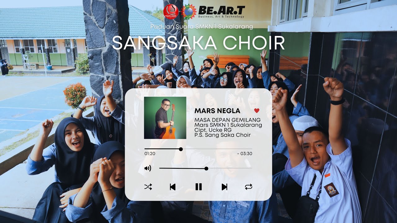 MARS SMKN 1 SUKALARANG - MASA DEPAN YANG GEMILANG | Cipt. Ucke RG | Sang Saka Choir