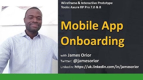 Mobile App Onboarding in Axure 7