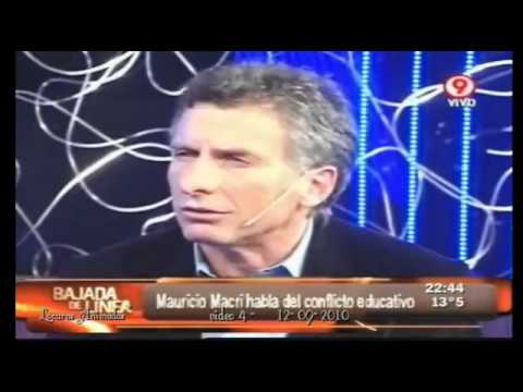 Mauricio Macri con Victor Hugo Morales @Bajada de ...