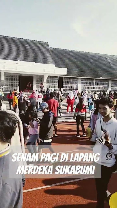 Senam pagi dilapang merdeka sukabumi