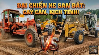 🔥 EPIC Motor Grader Battle: MITSUBISHI vs CAT vs XCMG! Who Dominates? 🔥