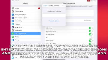 HOW TO SET UP CUSTOM ALPHANUMERIC CODE IN IPADOS 13.6 (IPAD)