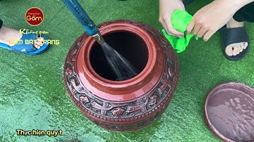 Hướng Dẫn Vệ Sinh Chum Trước Khi Ngâm | Không Gian Gốm