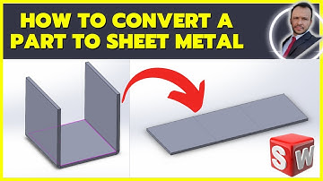 How to Convert a Part to Sheet Metal in Solidworks Step by Step Tips Solidworks