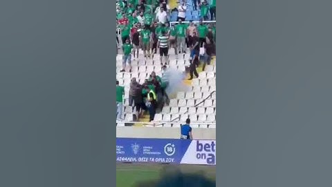 Στο έδαφος οπαδός της Ομόνοιας από κροτίδα