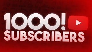 1k Subcriber Special!!!!