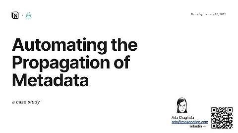 Case Study (Jan 2023): How Notion Automates Metadata Propagation with DataHub