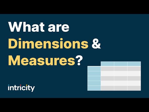 What are Dimensions and Measures?