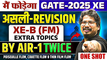 🚀 LIVE : POISEUILLE, COUETTE & THIN FILM FLOWS; XE-B (FM) | EXTRA Topics Asli REVISION