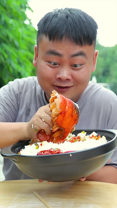 mukbang | crayfish | food challenge | fatsongsong and thinermao | rice | spicy challenge