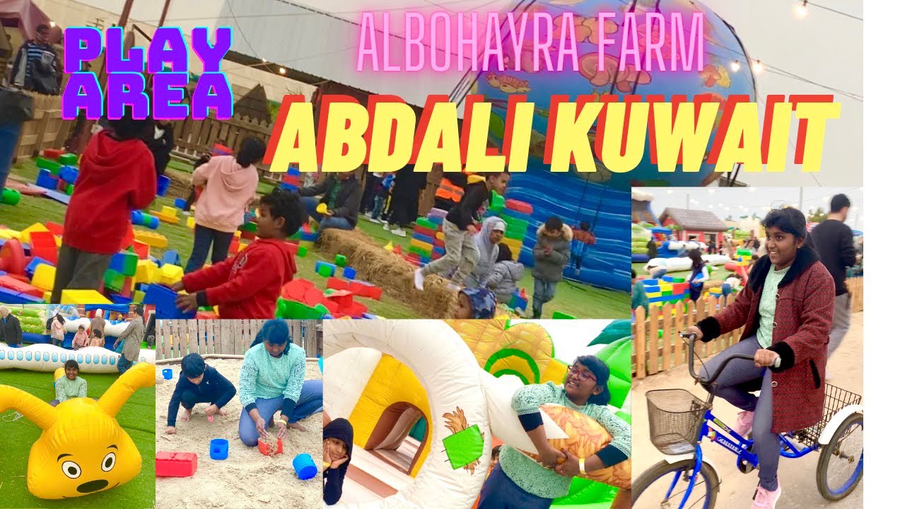 PLAY AREA IN ABDALI FARM KUWAIT ALBOHAYRA FARM BLUE LAKE FARM