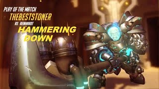 Hammer Down! (Reinhardt Epic Kills Montage) [Overwatch Xbox One]