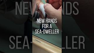 Replacing the hands on a Rolex Sea-Dweller.