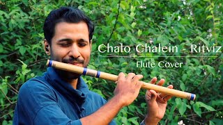 Chalo Chalein - Ritviz | Flute Cover | Bacardi Sessions | Ritviz Flute Series - #2 Resimi