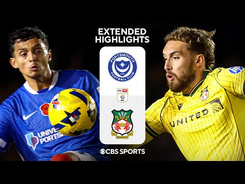 Portsmouth vs. Wrexham: Extended Highlights | EFL Championship | CBS Sports Golazo