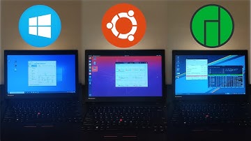 Windows 10 vs Ubuntu vs Manjaro XFCE - Speed Test!