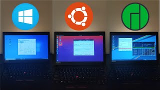Windows 10 vs Ubuntu vs Manjaro XFCE - Speed Test!