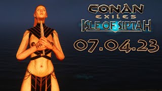 Conan Exiles: Isle of Siptah - Разбираемся с Лей-храмами, исследуем около Башни [#21] (18+) | PC