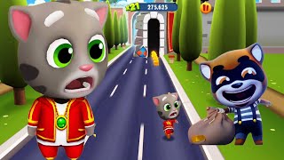 Talking Tom Gold Run Animation - King Tom Fight Boss In The Ancient World Full Screen