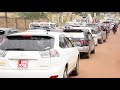 Traffic gridlock on Kampala city roads