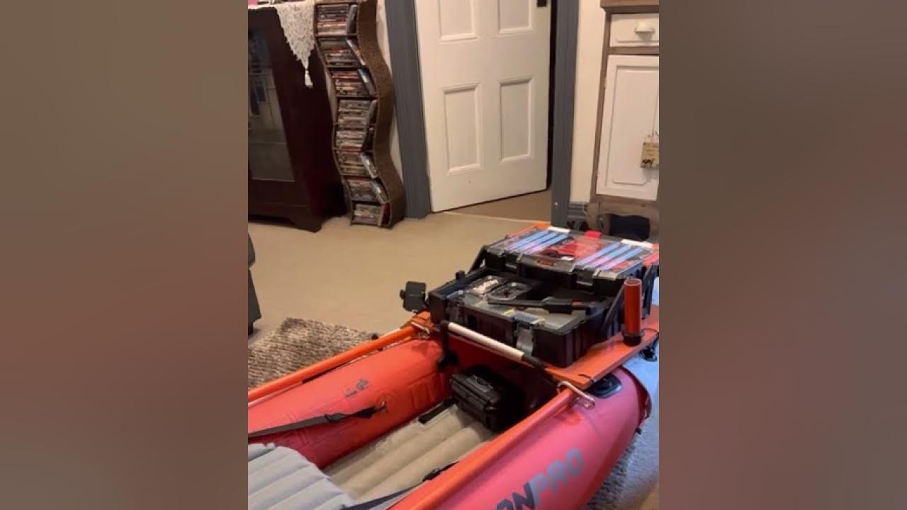 Intex Excursion Pro K1, Watersnake T24 Trolling Motor and accessories