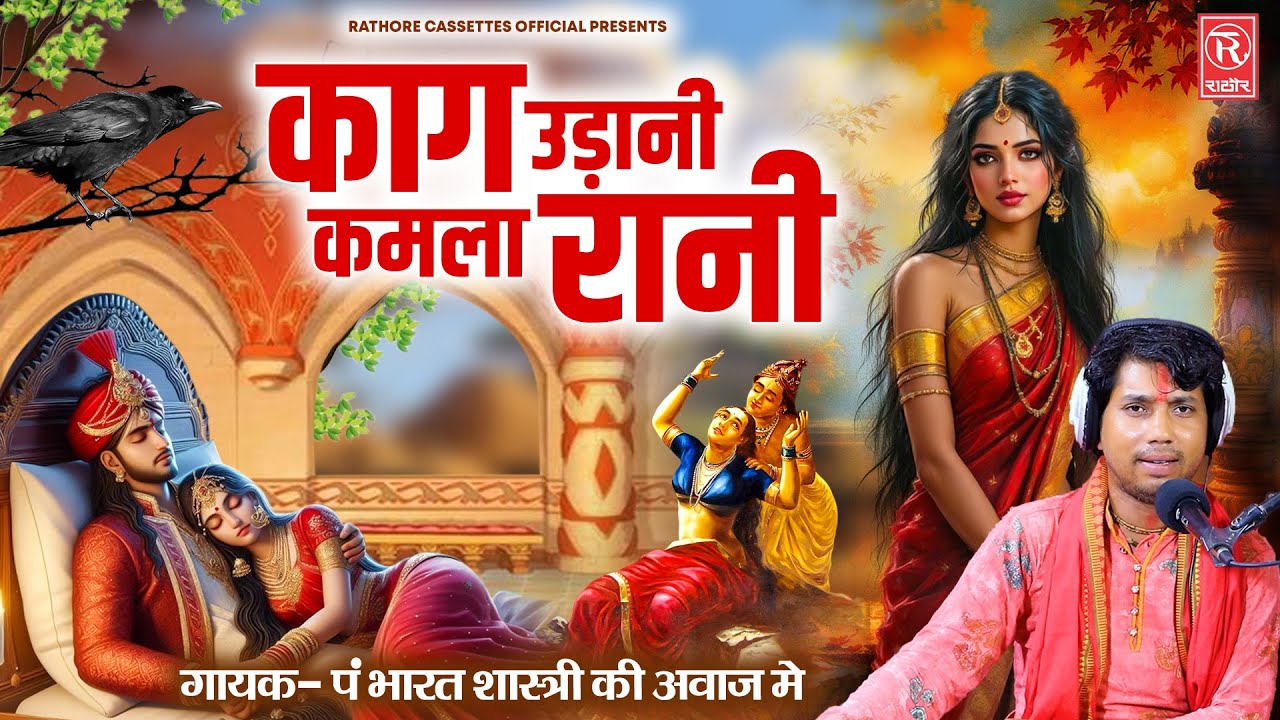 एक राजा के प्रेम प्रसंग का अनोखा किस्सा \ काग उड़ानी कमला रानी | पं.भारत शास्त्री जी आवाज में