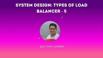 5. 🔀 Types of Load Balancers Explained | L4 vs L7 | Cis Theta Learning