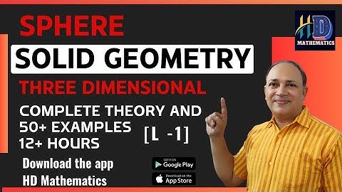 sphere in three dimensional geometry /3 d //L 1//analytic solid geometry Bsc part 1 maths in hindi