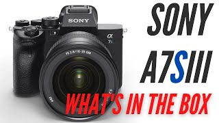 Sony A7SIII - What's in the box & Must have accessories - YouTube