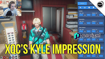 XQC Makes an Impression of Kyle Pred! | GTA 5 RP NoPixel 3.0