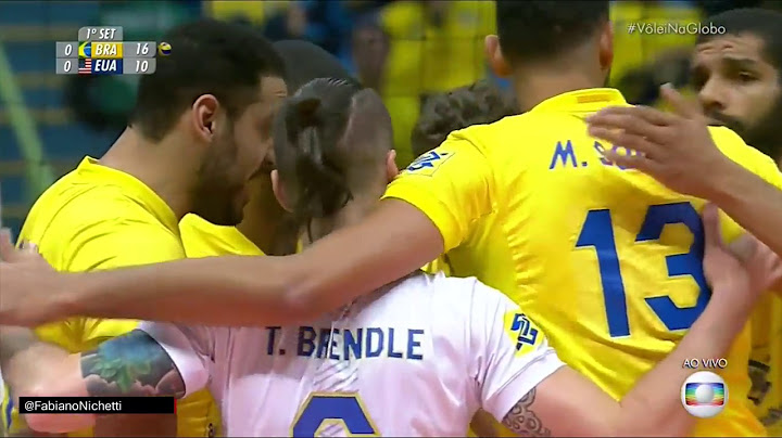 Brasil x Estados Unidos   Amistoso Internacional de Vôlei Masculino