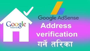 How to verify Google Adsense Address (PIN) verification from Nepal
