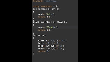 Create two funcitons of same name | Overloading | C++ Course For Beginners | Hindi | 4.4