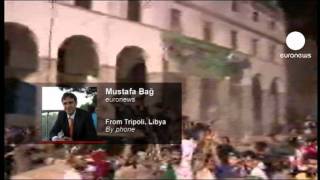 Rebeldes libios celebran su victoria sobre Trípoli
