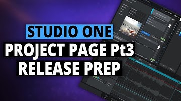 Studio One  | The Project Page Part 3  | Release Preparation