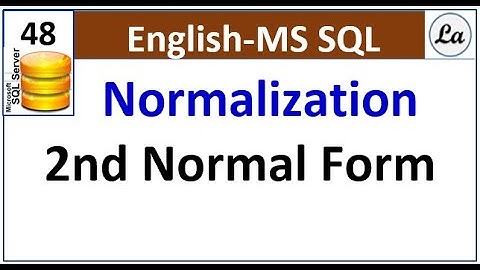 SQL Normalization | 2nd Normal Form | Hindi