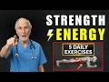 5 Powerful Daily Exercises to Reverse Sarcopenia Over 60 | Regain Strength & Energy Naturally