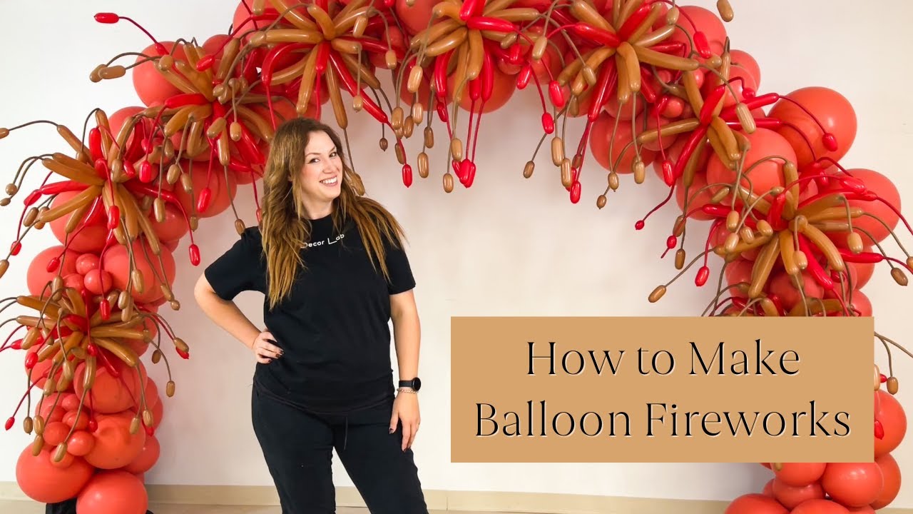 How To Make Balloon Fireworks YouTube How To Make Balloon Fireworks YouTube