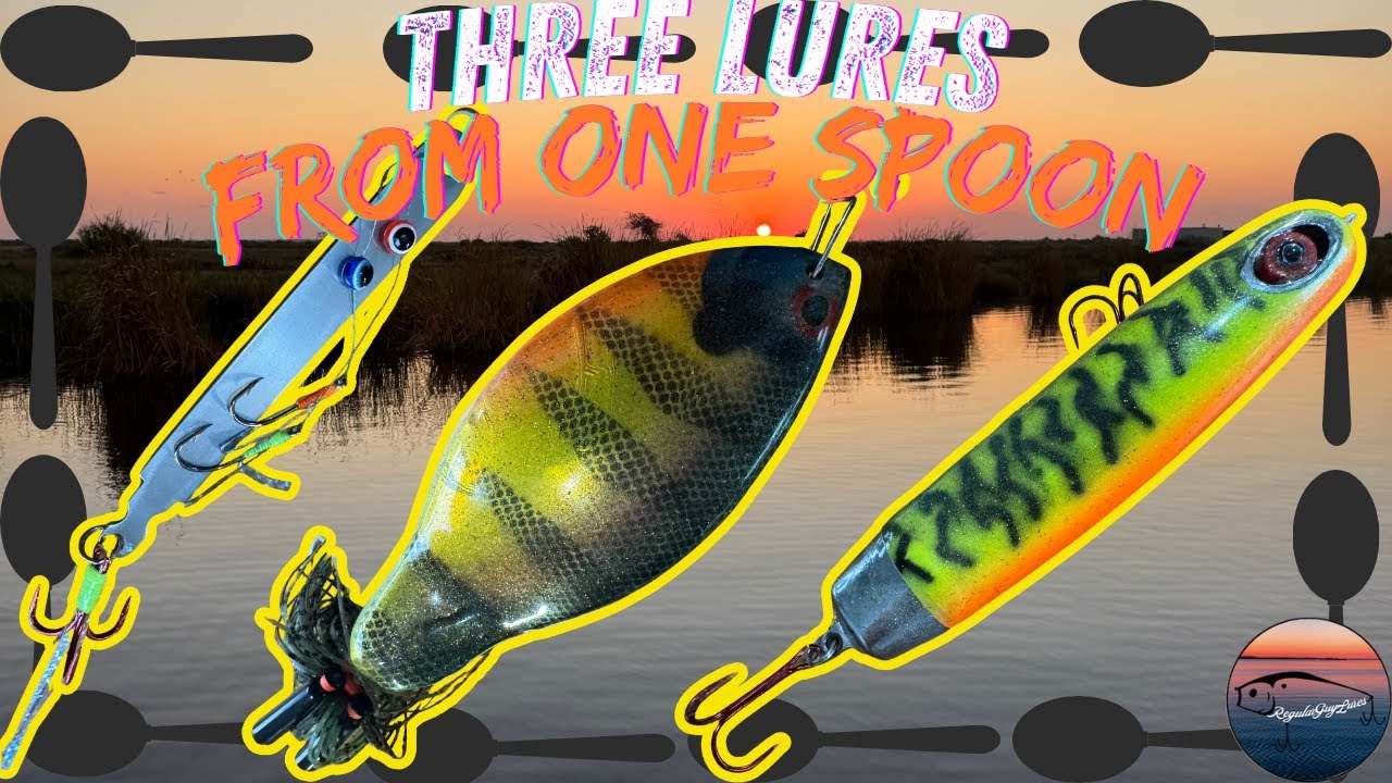 Three Lures from One Spoon