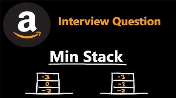 Design Min Stack - Amazon Interview Question - Leetcode 155 - Python