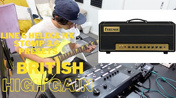 This FRIEDMAN BE-OD Line 6 Helix & HX Stomp Preset Is Perfect For Rock And Metal! | British Amp Pack
