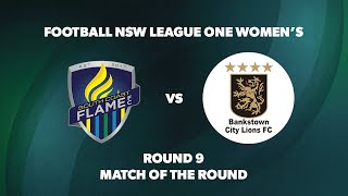 League One Women's Round 9: South Coast Flame v Bankstown City