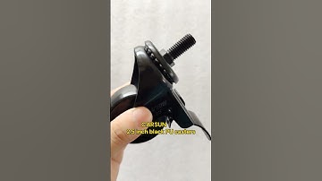 2 5 inch threaded stem casters black PU casters with brakes