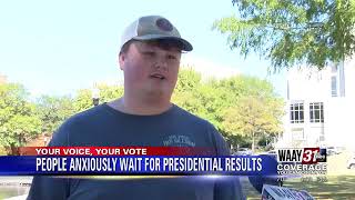 People in Madison County anxiously await results from the presidential election