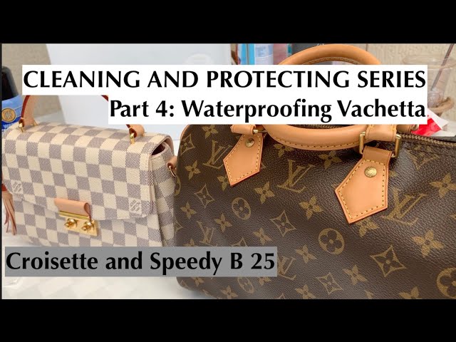 Louis Vuitton vachetta watermark cleaning 