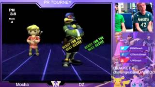 UW SMASH PM TOURNEY & CHILL Mocha (Toon Link) vs DZ (Falco) *
