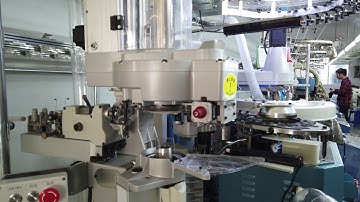 The Automatic Production Process of Socks |  Full-automatic 6F Computerized Socks Knitting Machine
