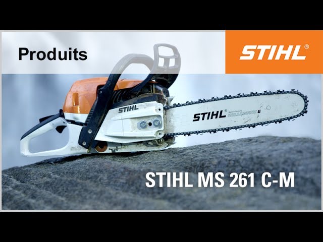 Découvrez la nouvelle version de la tronçonneuse MS 261 C-M STIHL - YouTube